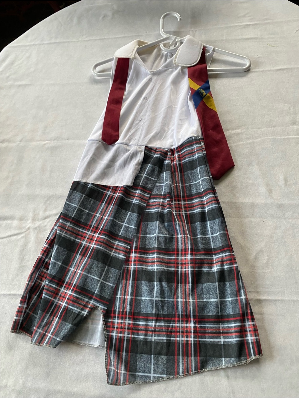 Halloween Beetlejuice Astrid School Uniform Dress ONLY Costume Size Medium